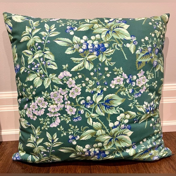 Two Laura Ashley Pillows, 18”, Bedroom Decor - Picture 2 of 3